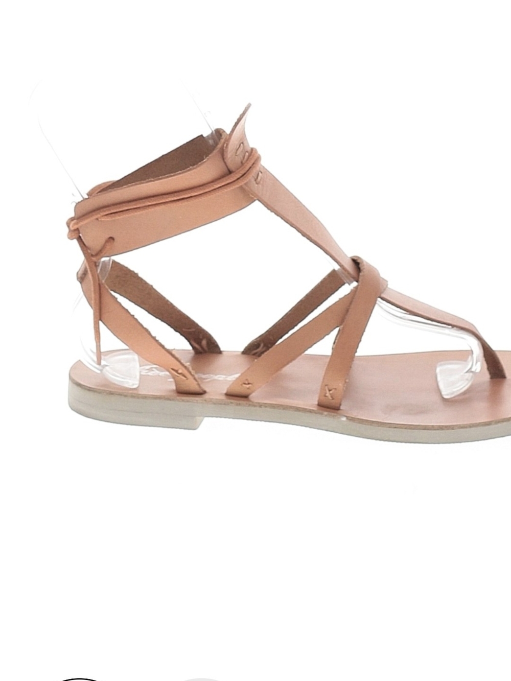 Free People Tan Strappy Gladiator Sandals
